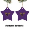 Mankato Primary Logo StarShaped Porcelain Holiday Christmas Tree Ornament  3.1" - 4 of 4