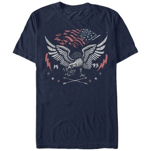 Men's Lost Gods Fourth of July  American Flag Eagle 1973 T-Shirt - 1 of 4