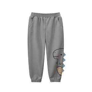MyKids-USA Children Boys Dinosaur Cartoon Sports Trousers With Pockets - 1 of 4