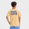 Boys' Disney Stitch Ohana Short Sleeve Graphic T-Shirt - Peach Orange - 3 of 3