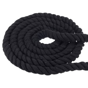 Unique Bargains Natural Twisted Cotton Rope 3 Strand Tug of War Rope with Sealing Tape - 1 of 4