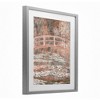 Stupell Industries Peach Impressionist Bridge Framed Print Under Glass Art, Gray, 17" x 21" - 2 of 4