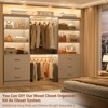 Aheaplus 71'' Tall Storage Bookcase, Bookshelf with 3-Tier Open Shelves and 3 Drawers, Wood Storage Cabinet - 4 of 4