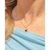 Molenia Turtle Necklace for Women, 14K Gold Plated 925 Sterling Silver Tortoise Pendant Sea Animal Necklace Summer Beach Ocean  Hawaiian Jewelry - 4 of 4