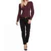 Women's Thalia V-Neck Long Sleeve Sparkle Sweater - Another Love - 4 of 4