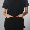 Members Only Siena V-Neck Scrub Top for Women With Double Chest And Waist Pockets - 4 of 4