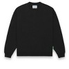Future Planet Oversized Saturn Crewneck Sweatshirt Black - 4 of 4