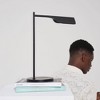 Brightech Leaf Modern Dimmable (Includes LED Light Bulb) Wireless Charging Swing Arm Arc Desk Table Lamp Matte Black - 4 of 4