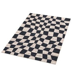 COZONY Washable Boho Vintage Low Pile Area Rug for Living Room Bedroom Dining Room - 1 of 4