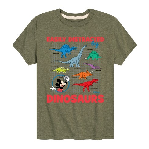 Boys Disney Easily Distracted By Dinosaurs Short Sleeve Graphic T shirt Target