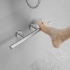 BWE 12 in. Wall Mounted Corner Shower Foot Rest Bar for Shaving Legs Bathroom/Spa - 2 of 4