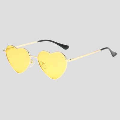 Anna-Kaci Women's Stylish Heart-Shaped Polarized Sunglasses UV400 Protection for Outdoor Activities