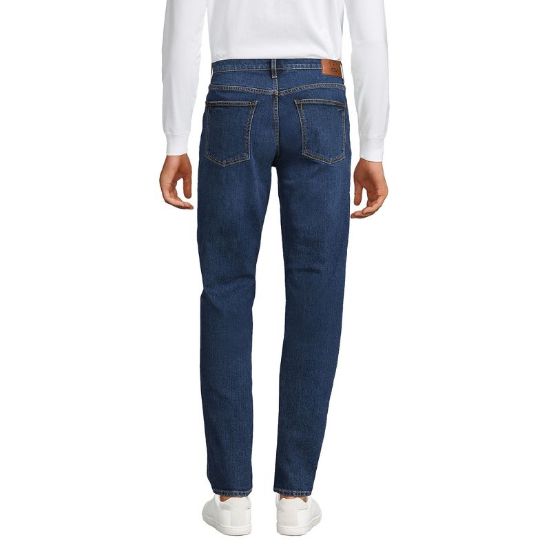 Lands' End Men's Recover 5 Pocket Traditional Fit Comfort Waist Denim Jeans, 2 of 6
