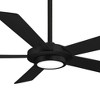 52" Minka Aire Sabot Coal LED Ceiling Fan with Remote - 3 of 4