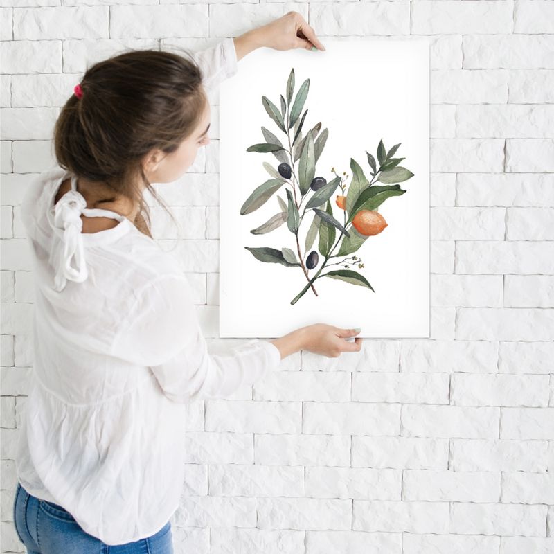 Americanflat Botanical Minimalist Citrus Olive By Cami Monet Poster, 3 of 7