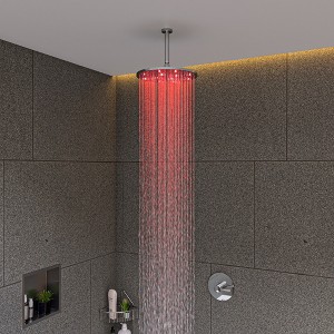 ALFI LED12R-PC Polished Chrome 12Inch Round Multi Color LED Rain Shower Head - 1 of 4