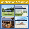 YOOCOZZ 10x20 Oxford Fabric Heavy-Duty Pop-Up Canopy Tent with 6 Sidewalls, UV-Resistant, Waterproof, and 3-Height Adjustable - 4 of 4