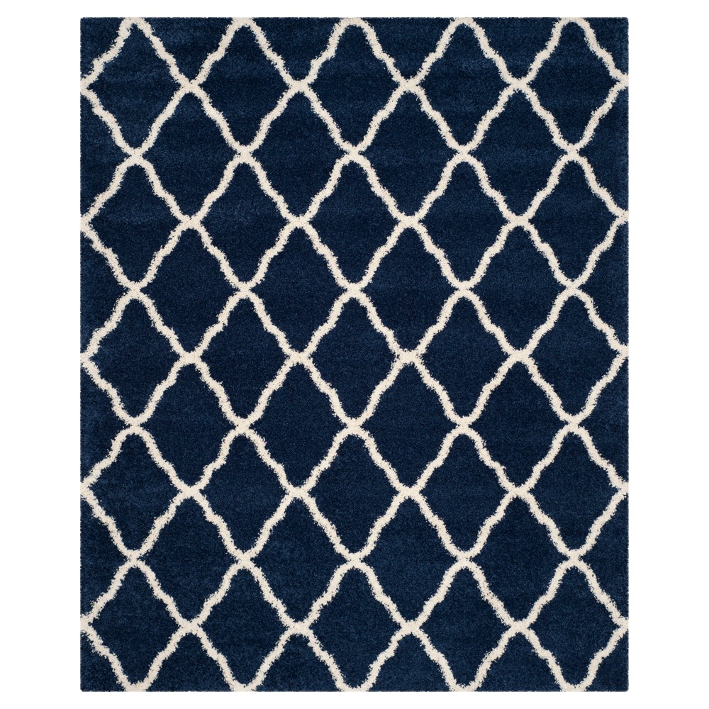8'x10' Gerald Rug Navy/Ivory - Safavieh