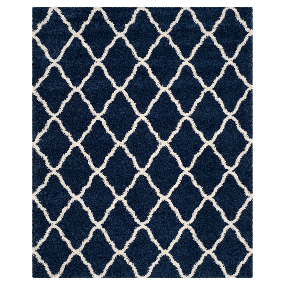 8'x10' Gerald Rug Navy/Ivory - Safavieh