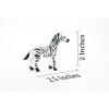 Collectible Wildlife Gifts | Zebra, Hartmann's, Plastic Toy Animal,  Gift, Realistic Figure, Educational Model,  Gift,         2 1/2"       F3551 B17 - 2 of 4
