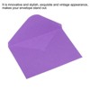 Unique Bargains Blank Paper Mini Vintage DIY Greeting Card Envelope 100 Pcs - 4 of 4