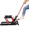 Hydraulic Motorcycle Lift Jack Foot-Operated Motorcycle Lift Table With 4 Wheels 1500 LBS Capacity 4.5" - 15"(0.38-1.25ft) Lifting Range - 2 of 4