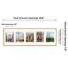 PosterPalooza | Natural Finish Collage Frame - White Mat, 20 Frame Sizes to Choose From, UV Acrylic - 2 of 4