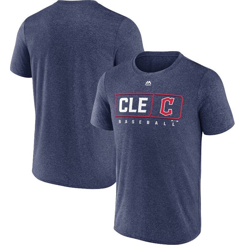 MLB Cleveland Guardians Men&#39;s Short Sleeve Athleisure T-Shirt, 3 of 4