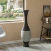 Uniquewise Tall Decorative Floor Vase, PVC Tall Flower Holder, Brown Floor Vase, Vase 41 Inch Tall, for Living Room, Dining Room, Hallway, or Entryway - 4 of 4