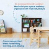 ECR4Kids 8-Compartment Mobile Storage Cabinet, 36in - 3 of 4