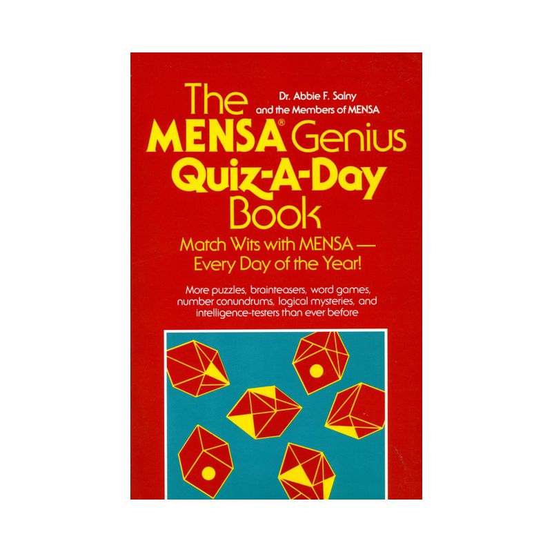 The Mensa Genius Quiz-A-Day Book - by  Abbie F Salny & Mensa (Paperback), 1 of 2