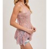 Women's Sheer Lace Cami Tunic - BluIvy - 3 of 4