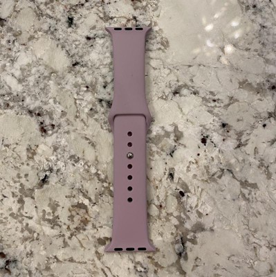 Olivia Pratt Lavender Solid Silicone Apple Watch Band 38mm : Target