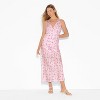Women's Matte Satin Lace Trim Maxi A-Line Dress - Wild Fable™ - 2 of 3