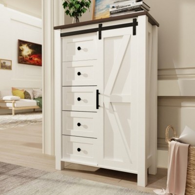 Shoe Storage Cabinet for Entryway,Bedroom,Flip Door Design Shoe Cabinet,White Finish