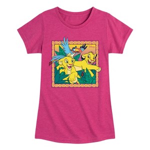 Girls' - Disney - The Lion King Fitted Short Sleeve Graphic T-Shirt - 1 of 3