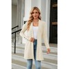 Women's Cardigans Casual Lightweight Long Sleeve Open Front Cardigan Sweaters for Women - 3 of 4