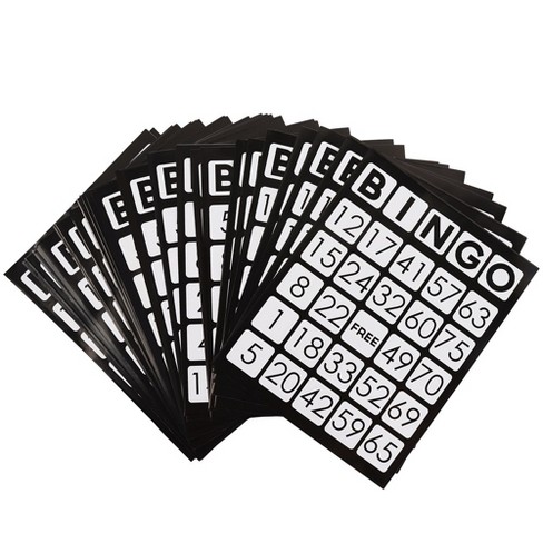 Jumbo Paper Bingo Cards - 100 Pack : Target