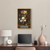 Art Remedy Ambrosius Bosschaert the Elder - Bouquet of Flower in a glass vase Classical vintage floral vase wall art Framed - 2 of 4
