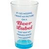 Pavilion Gift Company - Beer Label - 16 oz Pint Glass Tumbler - Drinkware - 4 of 4