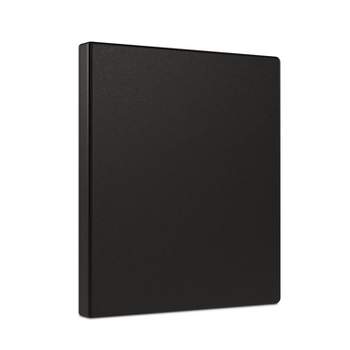 Staples Simply Light-Use .5-inch Round 3-Ring Non-View Binder Black (26851) 26851-CC