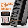 Basketweave Floor Register Vent with Mesh Cover Trap - 2 of 4