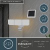 VAXCEL Solar Powered Outdoor Security LED Flood Light White, Motion Sensor, Dusk to Dawn, Battery Backup - 4 of 4