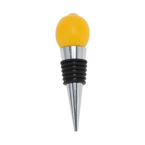 Unique Bargains Bottle Stopper Aluminum Alloy TPE Resin 3.54"x0.98"x0.98" 1 Pc - 1 of 3