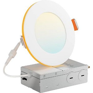 1 Pack 4 Inch 5CCT LED Recessed Ceiling Light with Night Light - 1 of 1