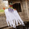 Morris Costumes 4 ft Hanging Animated Smiling Pumpkin Scarecrow - White - 3 of 4