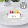 Big Dot of Happiness 70’s Disco - 1970s Disco Fever Party Tent Buffet Card - Table Setting Name Place Cards - Set of 24 - 2 of 4