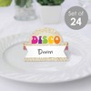 Big Dot of Happiness 70’s Disco - 1970s Disco Fever Party Tent Buffet Card - Table Setting Name Place Cards - Set of 24 - image 2 of 4