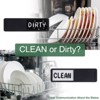 Unique Bargains Clean Dirty Sign Kitchen Non-Scratch Dishwasher Magnets - 3 of 4