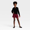 Girls' Pull-On Sequin Shorts - Cat & Jack™ Black - 3 of 3